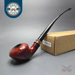 4th Generation (by Chacom) Smooth Churchwarden with Brass (Unsmoked Estate)