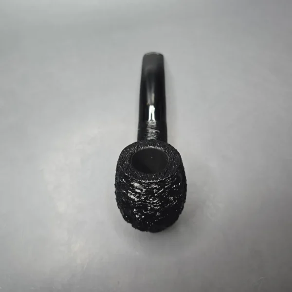Savinelli 150th Anniversary Capri Root Briar 616 KS Rusticated Bent Billiard Briar Pipe, New - Image 9