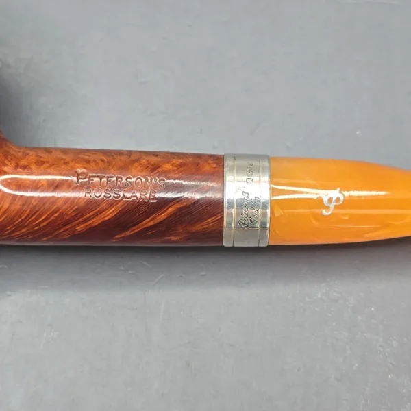 Peterson 2003 Rosslare 108 Smooth Billiard w/ Silver Estate Briar Pipe, Irish Estates - Image 11