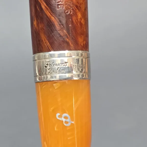 Peterson 2003 Rosslare 108 Smooth Billiard w/ Silver Estate Briar Pipe, Irish Estates - Image 12