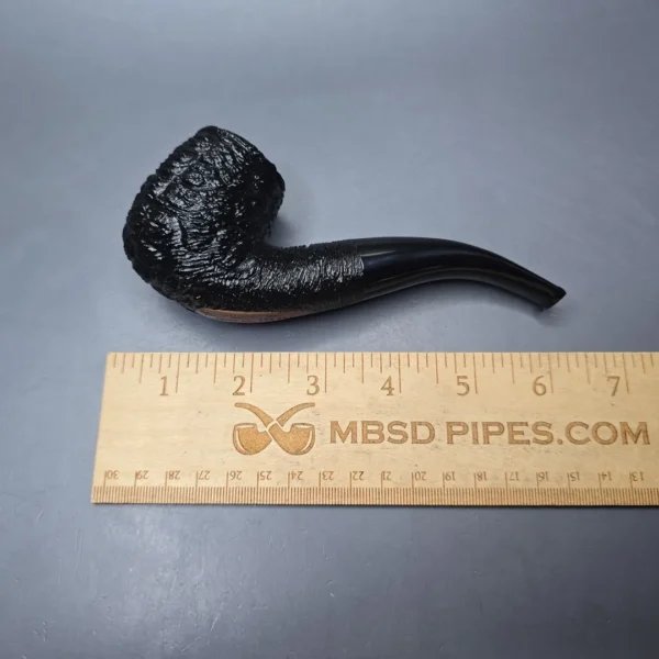 Savinelli 150th Anniversary Capri Root Briar 616 KS Rusticated Bent Billiard Briar Pipe, New - Image 11