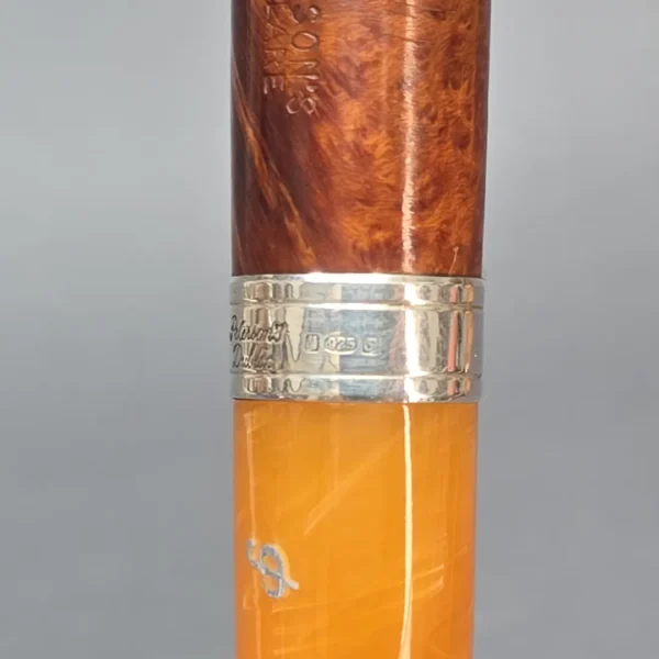 Peterson 2003 Rosslare 108 Smooth Billiard w/ Silver Estate Briar Pipe, Irish Estates - Image 13