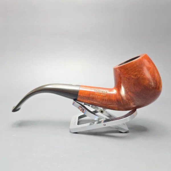 James Upshall (c.1990s) A Grade Group 5 Smooth Bent Apple Estate Briar Pipe, Unsmoked - Image 4