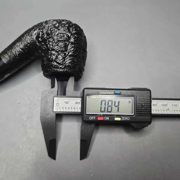 Savinelli 150th Anniversary Capri Root Briar 616 KS Rusticated Bent Billiard Briar Pipe, New - Image 12