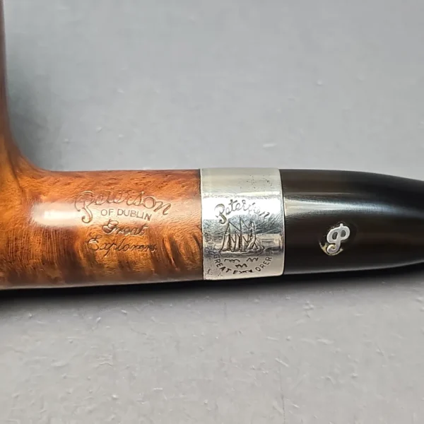 Peterson Great Explorers Crean Smooth Dublin w/ Silver Estate Briar Pipe - Image 11