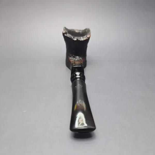 Ben Wade (Preben Holm) Danish Hand Model 100 Sandblasted Freehand Sitter Estate Briar Pipe, Danish Estates - Image 3