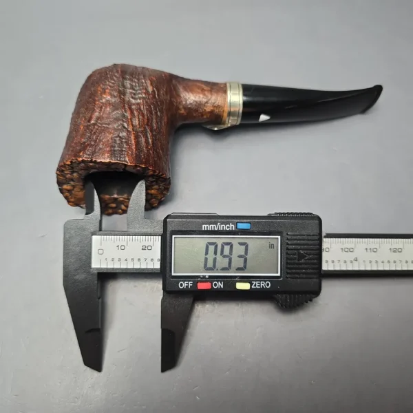 Bonfiglioli 2011 Free Form Sandblasted Dublin w/ Silver Estate Briar Pipe, Italian Estates - Image 14