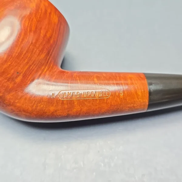 James Upshall (c.1990s) A Grade Group 5 Smooth Bent Apple Estate Briar Pipe, Unsmoked - Image 10