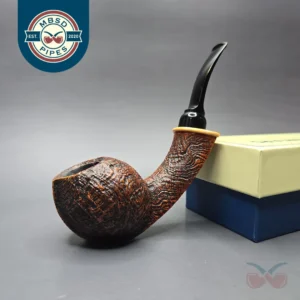 MBSD Briars Modern Masters 2 Sandblasted Blowfish w/ Boxwood Handmade Briar Pipe, New