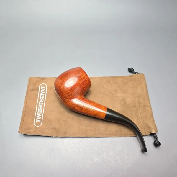 James Upshall (c.1990s) A Grade Group 5 Smooth Bent Apple Estate Briar Pipe, Unsmoked - Image 15