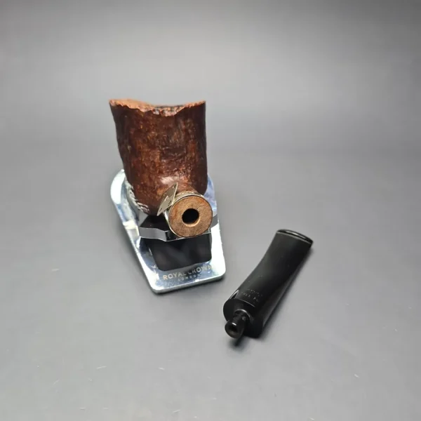 Bonfiglioli 2011 Free Form Sandblasted Dublin w/ Silver Estate Briar Pipe, Italian Estates - Image 15