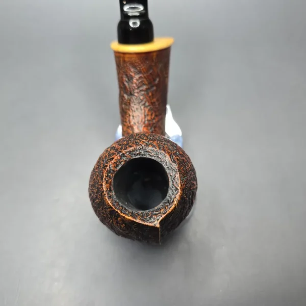 MBSD Briars Modern Masters 2 Sandblasted Blowfish w/ Boxwood Handmade Briar Pipe, New - Image 8