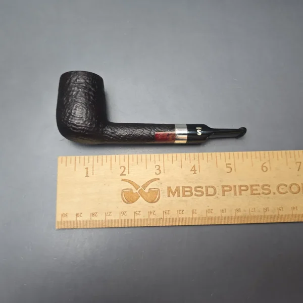 Stanwell (Pre-2010) Sterling 86 Sandblasted Lovat w/ Silver Estate Briar Pipe, Unsmoked - Image 13
