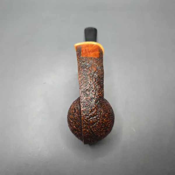 MBSD Briars Modern Masters 2 Sandblasted Blowfish w/ Boxwood Handmade Briar Pipe, New - Image 11