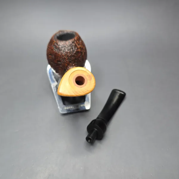 MBSD Briars Modern Masters 2 Sandblasted Blowfish w/ Boxwood Handmade Briar Pipe, New - Image 15