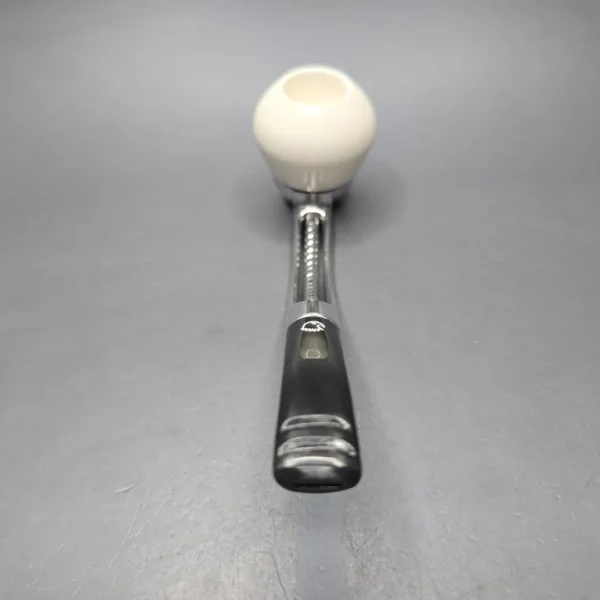 Falcon Bent Multipurpose w/ MBSD Meerschaum Rhodesian Block Meerschaum Bowl Pipe, New - Image 5