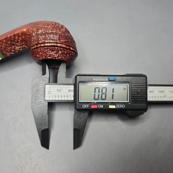 Peterson 2026 St Patrick's Day 80s Sandblasted Bent Bulldog Briar Pipe, New - Image 14