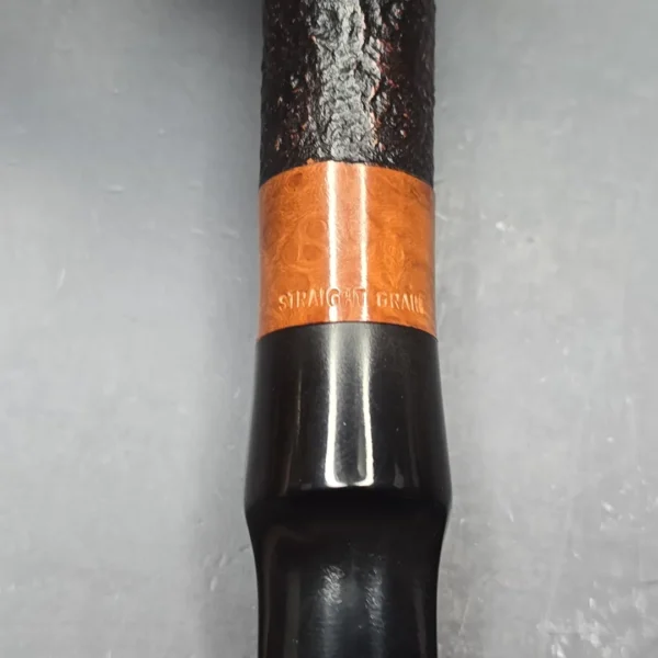 WO Larsen Straight Grain Large Sandblasted Egg Estate Briar Pipe, Danish Estates - Image 12