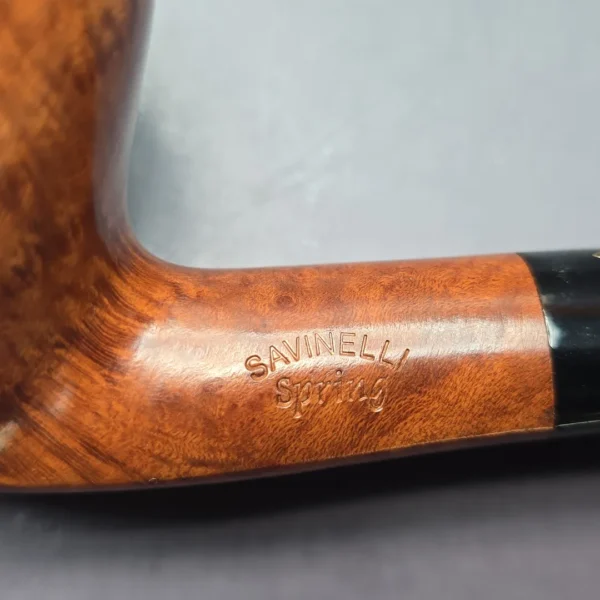 Savinelli Spring 677 KS Smooth Bent Billiard (6mm) (Unsmoked Estate) - Image 10