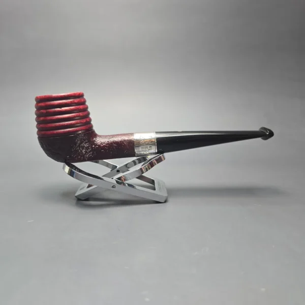 Ashton Achievement XXX Sandblasted "Beehive" Brandy w/ Silver Estate Briar Pipe, Unsmoked - Image 3