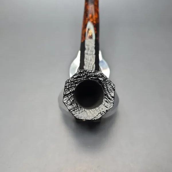 Savinelli Ottagono Long II Sandblasted Panel Dublin Briar Pipe, New, 6mm - Image 6