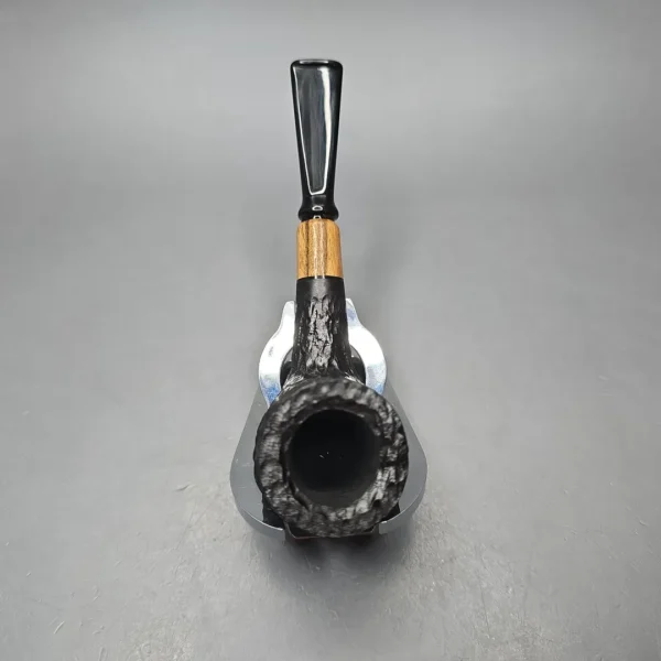 MBSD Briars by Piero Vitale Black Rusticated Billiard with Olivewood (New) - Image 9