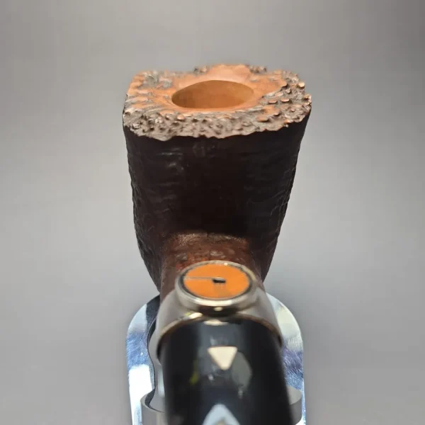 Bonfiglioli 2014 CORPS Sandblasted Hawkbill w/ Silver Estate Briar Pipe, Unsmoked - Image 7