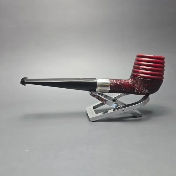Ashton Achievement XXX Sandblasted "Beehive" Brandy w/ Silver Estate Briar Pipe, Unsmoked - Image 5