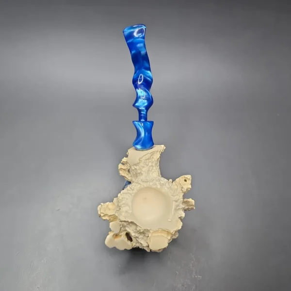 Micoli (Robert Burns) 1974 XL Rusticated Meerschaum Freehand Estate Pipe, Unsmoked - Image 10