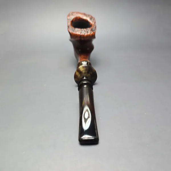 Larsen & Stigart Champ of Denmark XXL Smooth Freehand w/ Horn Estate Briar Pipe, Danish Estates - Image 5