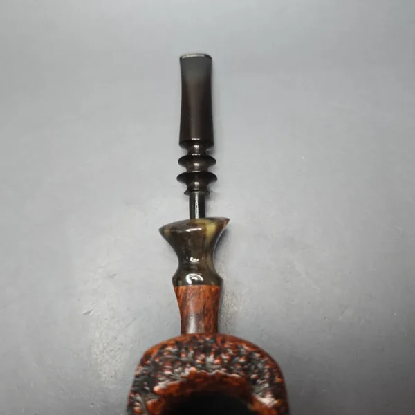 Larsen & Stigart Champ of Denmark XXL Smooth Freehand w/ Horn Estate Briar Pipe, Danish Estates - Image 8