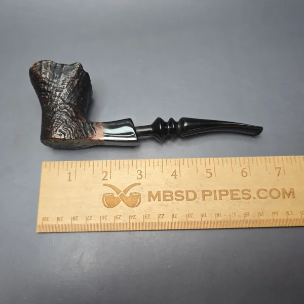 Ben Wade (Preben Holm) Danish Hand Model 100 Sandblasted Freehand Sitter Estate Briar Pipe, Danish Estates - Image 12