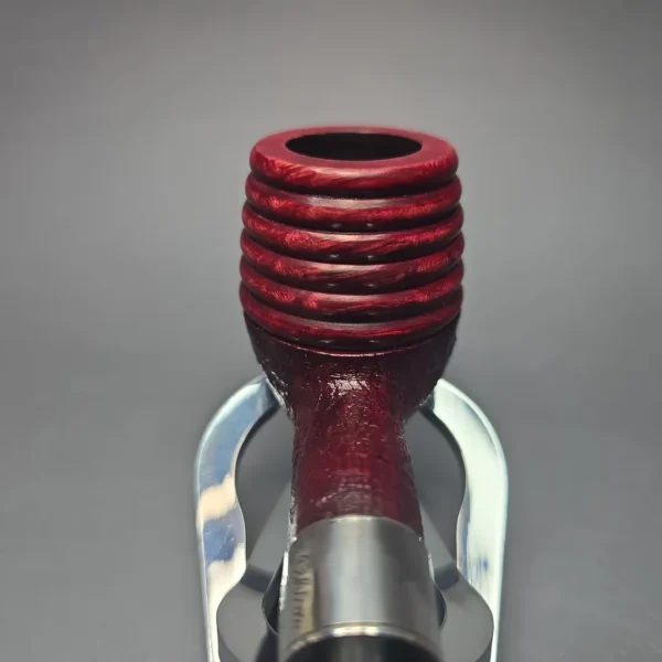 Ashton Achievement XXX Sandblasted "Beehive" Brandy w/ Silver Estate Briar Pipe, Unsmoked - Image 7