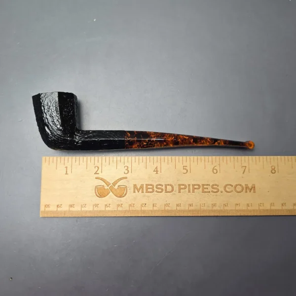 Savinelli Ottagono Long II Sandblasted Panel Dublin Briar Pipe, New, 6mm - Image 13
