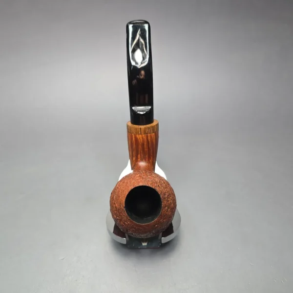 Luciano Partially Sandblasted Apple w/ Oak Estate Briar Pipe, Italian Estates - Image 9