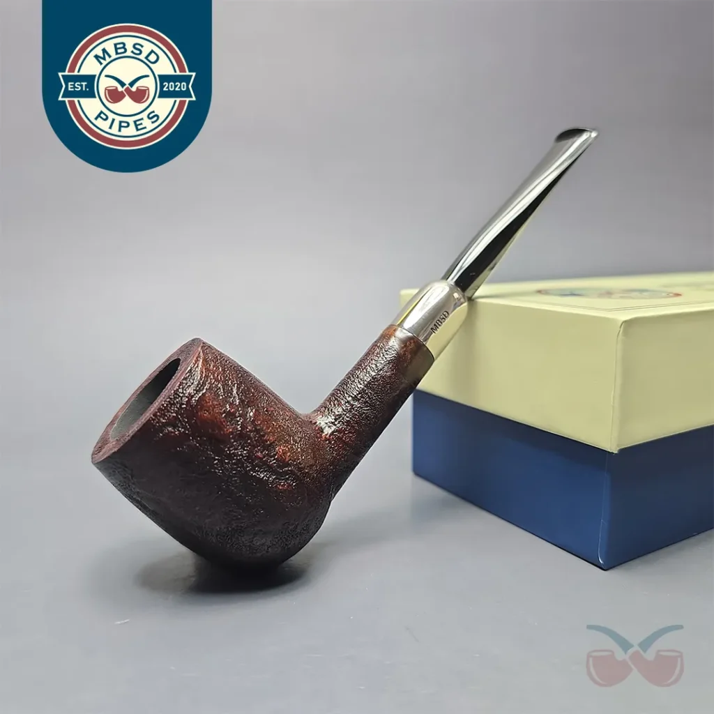 MBSD Briars Timeless Traditions 1 Sandblasted Billiard with Silver (New)