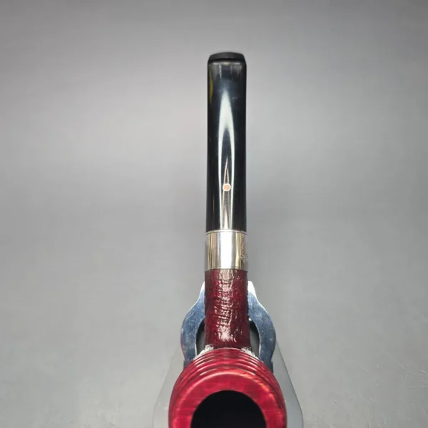 Ashton Achievement XXX Sandblasted "Beehive" Brandy w/ Silver Estate Briar Pipe, Unsmoked - Image 9