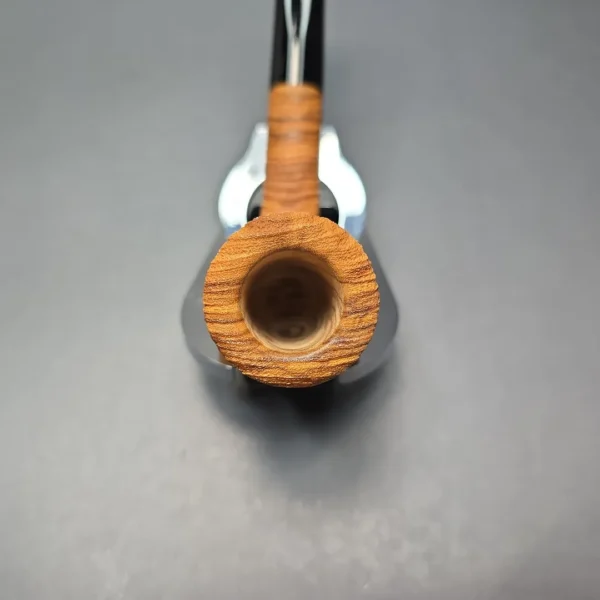 Buckeye Hand Made Sandblasted Olivewood Stack Billiard, New - Image 6