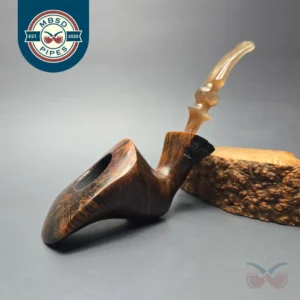 Monte Verdi (Preben Holm) Deluxe Flair Grain XXL Smooth Freehand Estate Briar Pipe, Danish Estates