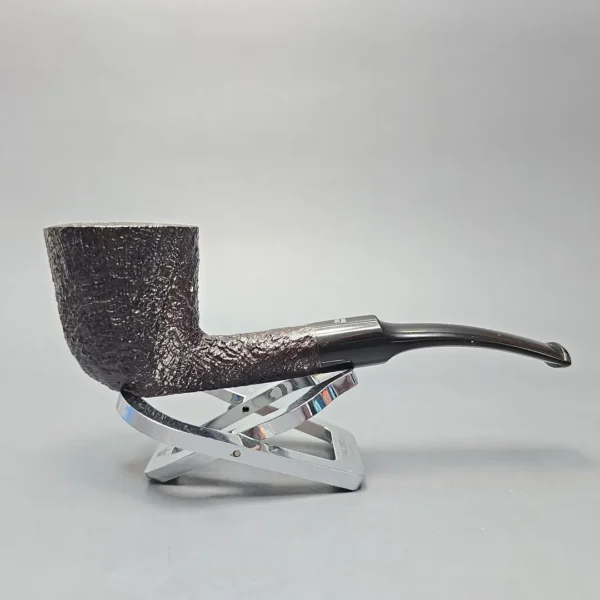 Ben Wade (Peter Wilson) XL Sandblasted Dublin Estate Briar Pipe, Unsmoked - Image 3