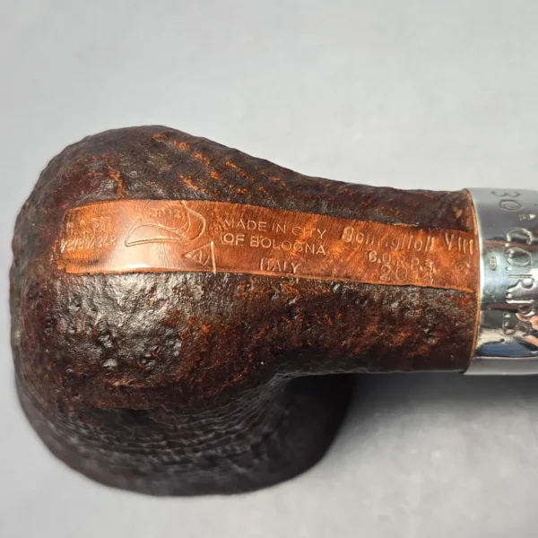 Bonfiglioli 2014 CORPS Sandblasted Hawkbill w/ Silver Estate Briar Pipe, Unsmoked - Image 12