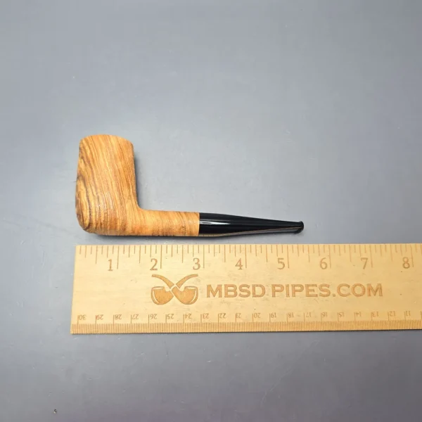 Buckeye Hand Made Sandblasted Olivewood Stack Billiard, New - Image 11
