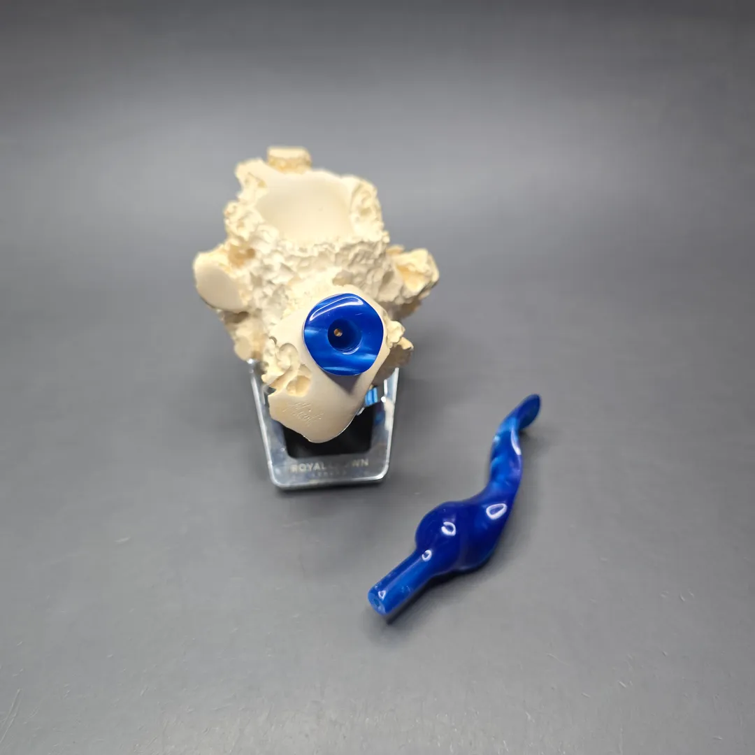 Micoli (Robert Burns) 1974 XL Rusticated Meerschaum Freehand Estate Pipe, Unsmoked - Image 2