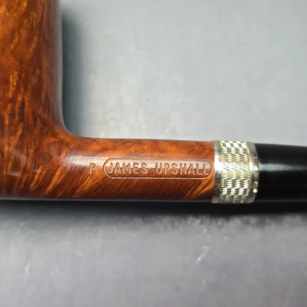 James Upshall (c.1980s) P Grade Smooth Billiard with Silver (Unsmoked Estate) - Image 10