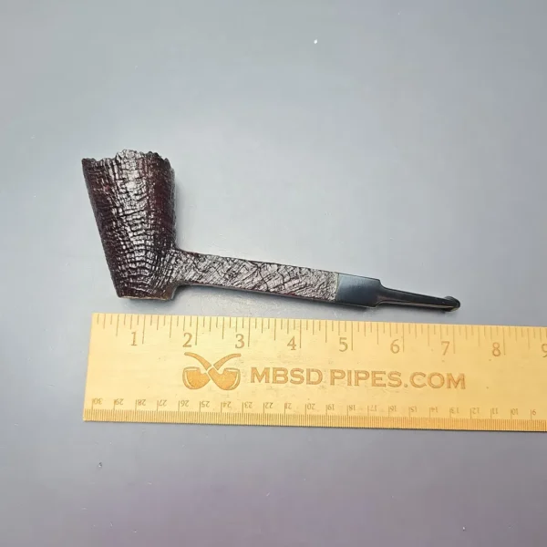 Ben Wade (Peter Wilson) Magnum Sandblasted Poker Estate Briar Pipe, Unsmoked - Image 11