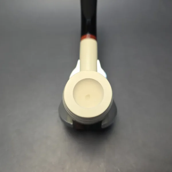 MBSD Meerschaum Deluxe Smooth "Whittler" Poker with Briar-Mortise (New) - Image 7