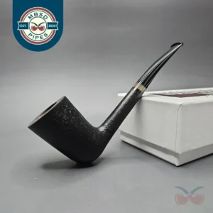 4th Generation (by Bruno Nuttens) 10th Anniversary Sandblasted Stacked Dublin Estate Briar Pipe, Unsmoked