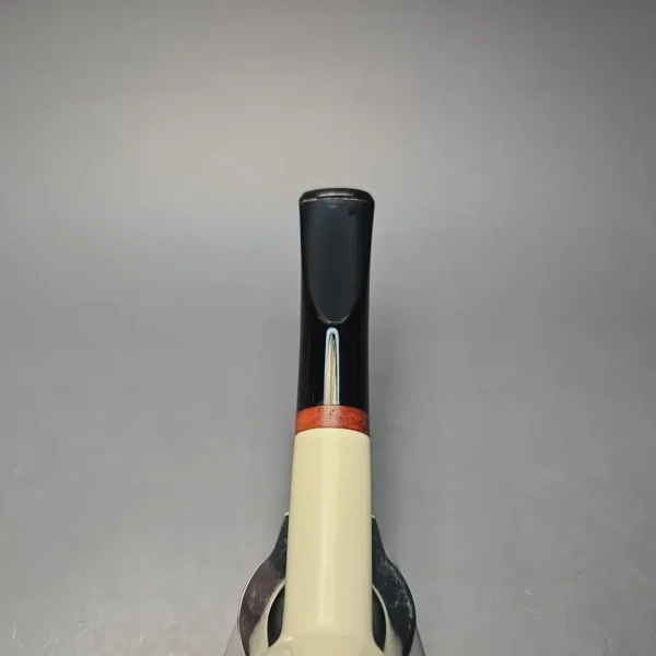MBSD Meerschaum Deluxe Smooth "Whittler" Poker with Briar-Mortise (New) - Image 8