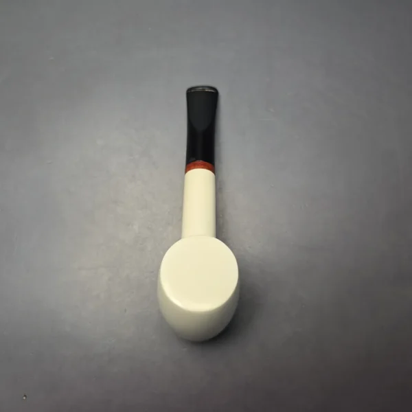 MBSD Meerschaum Deluxe Smooth "Whittler" Poker with Briar-Mortise (New) - Image 10