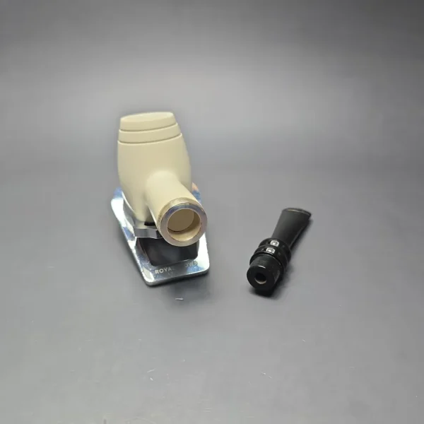 MBSD Meerschaum Silver Smooth "Hammer" Poker Reverse Calabash Block Meerschaum Pipe, New - Image 13